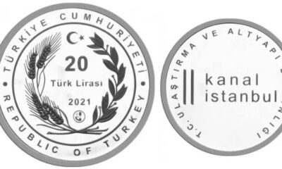 Darphane, Kanal İstanbul için gümüş hatıra parası bastı!.