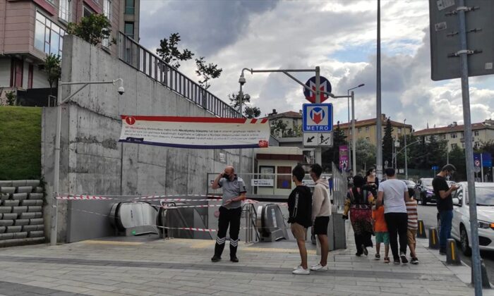 İstanbul’da metroda yangın…