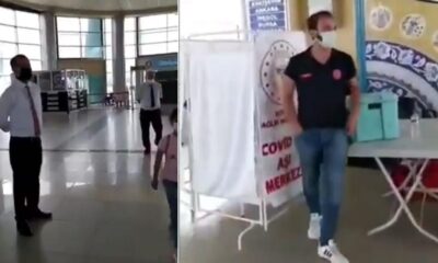 Otogarda ki aşı merkezinde çekilen videoyla ilgili soruşturma başlatıldı!.
