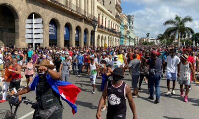Küba’da hükümeti protesto edenler gözaltına alındı!.