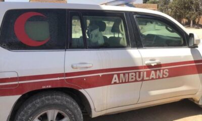 Teröristlerden ambulansa keskin nişancı saldırısı..