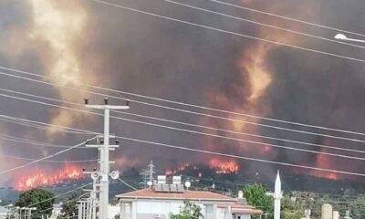 Manavgat’ta alevler şehir merkezine indi, evler boşaltılıyor!.