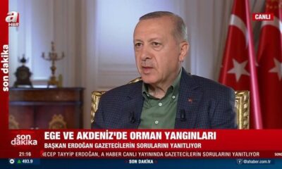 Başkan Erdoğan A Haber ve ATV ortak yayınında gündeme ilişkin açıklamalarda bulunuyor!. (canlı yayın)