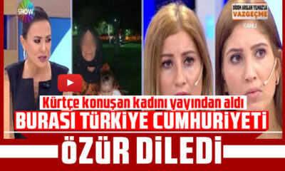 Kürtçe konuşan kadını yayından alan Didem Arslan Yılmaz özür diledi!.