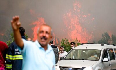 Manavgat’taki büyük yangında, alevler 20 metreyi buldu!.