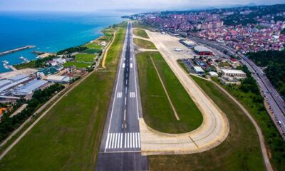Trabzon Havalimanı’nda pist çatladı, uçuşlar iptal edildi!.