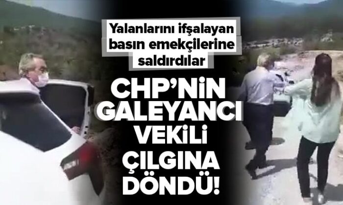 CHP Antalya Milletvekili Rafet Zeybek yangın bölgesinde basın çalışanlarının üzerine yürüdü!. (video haber)