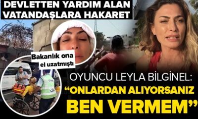 Yine nefret kustular! Oyuncu bozuntusu Leyla Bilginel’den Manavgat’ta devletten yardım alan vatandaşlara hakaret.. (video haber)