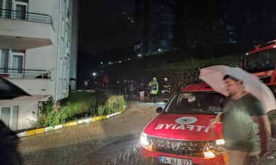 Ordu’da sağanak yağış nedeniyle 36 daireli bina boşaltıldı!.
