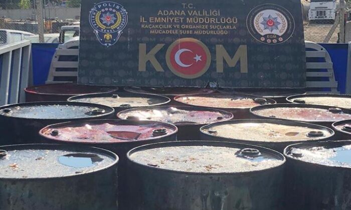 Adana polisinden sahte içki ve kaçak akaryakıt operasyonu..