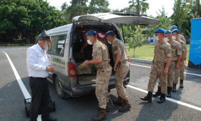 Elmacı Dede, TSK’ya manevi desteğini sürdürüyor!.