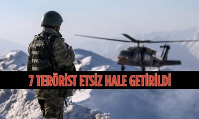 Irak’ın kuzeyinde 7 terörist öldürüldü!.