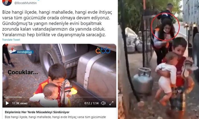 CHP’li Antalya Büyükşehir Belediyesi’nin “kardeşini taşıyan küçük çocuk” videosu düzmece çıktı!. (video haber)