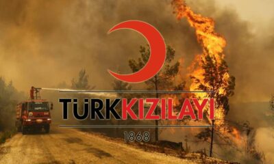 Kızılay’dan yangınlarda uyulması gereken kurallara yönelik broşür..