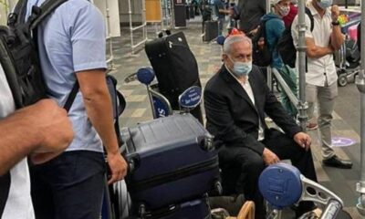 Amerika’nın kuduz köpeği, bavulun üzerinde sıra bekledi!.