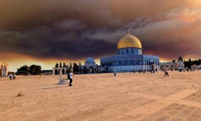 Kudüs’te yangın..