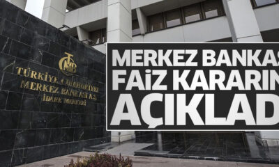 Merkez Bankası faiz kararını açıkladı..