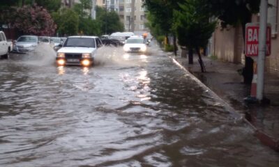 Sinop ve Samsun’da sağanak yağış, sele neden oldu!.