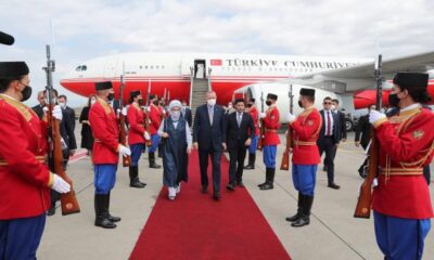 Cumhurbaşkanı Erdoğan Karadağ’da..