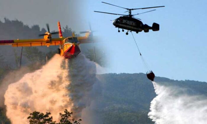 Yunanistan Türkiye’den acil koduyla yangın uçağı ve helikopteri talep etti!.