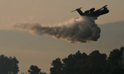 Yunanistan’da yangın söndürme uçağı düştü!.
