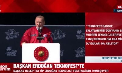 Başkan Erdoğan TEKNOFEST’te..