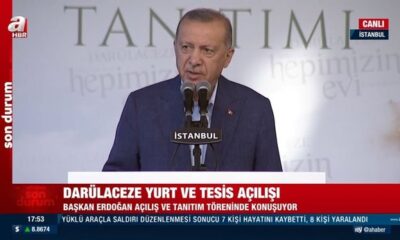 Başkan Erdoğan Darülaceze Tesisleri Açılış Töreni’nde konuşuyor!. #CANLI