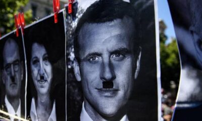 Macron’u Hitler’e benzeten şahsın cezası belli oldu!.