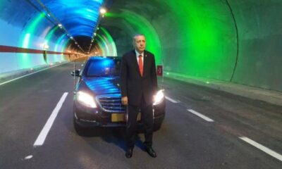 Cumhurbaşkanı Erdoğan paylaştı! 19 yılda 364 tünel hizmete açıldı!.