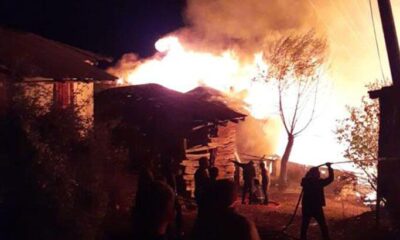 Ankara’da yangın! 8 ev kül oldu!.