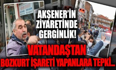 Kırşehir’de ortalık karıştı! Akşener destekçilerine “bozkurt işareti” tepkisi..