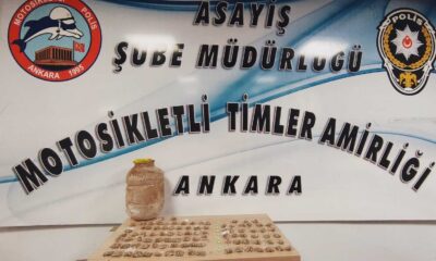Başkent’te 32 paket satışa hazır halde uyuşturucu madde ele geçirildi!.