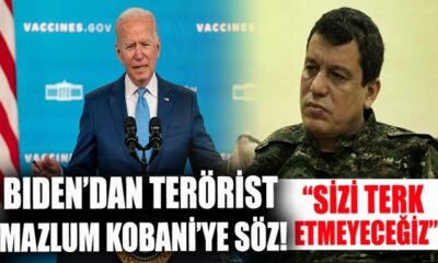 Biden’dan terörist Mazlum Kobani’ye söz! “Sizi terk etmeyeceğiz!.”