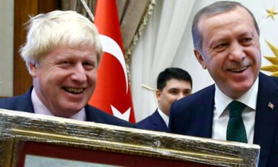 Cumhurbaşkanı Erdoğan, Boris Johnson ile bir araya geldi!.