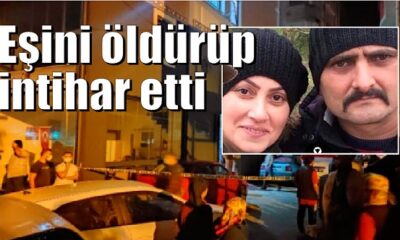 Önce eşini, sonra kendini vurarak intihar etti!.