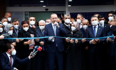 Cumhurbaşkanı Erdoğan, AK Parti Kırşehir İl Başkanlığı binasının açılışını yaptı!.