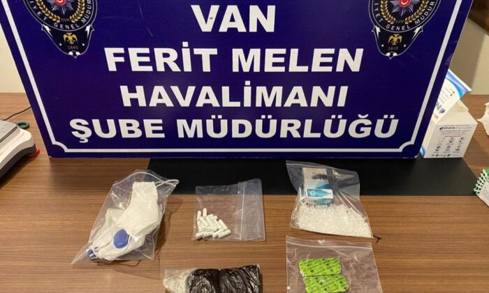 Ferit Melen Havalimanı’nda uyuşturucu operasyonu..