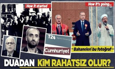 Karşı mahallenin fondaş medyası, Yargıtay Başkanının cübbeyle dua etmesinden rahatsız olmuş!. (video haber)