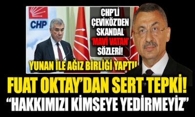 Fuat Oktay’dan CHP’li Çeviköz’e Mavi Vatan tepkisi..