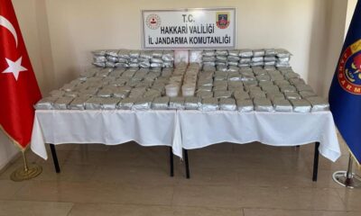Hakkari’de narkotik operasyonu..