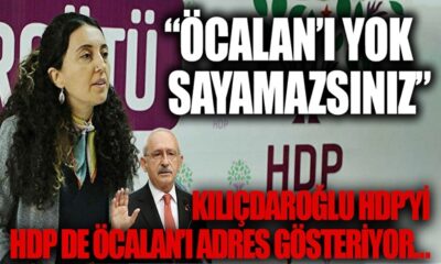 HDP’li Ebru Günay CHP’ye terörist Öcalan’ı adres gösterdi!.