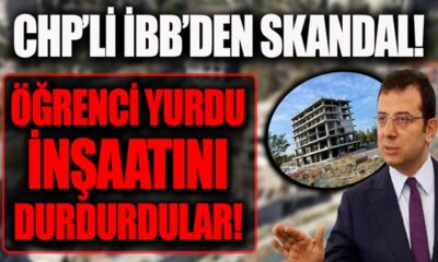İBB, Küçükçekmece ve Bağcılar’da öğrenci yurdu inşaatını durdurdu!.