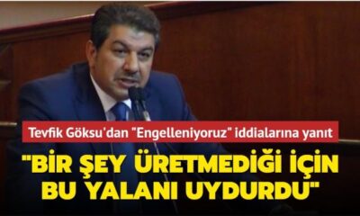 Tevfik Göksu’dan İmamoğlu’nun “Engelleniyoruz” iddialarına yanıt! “Bir şey üretmediği için bu yalanı uydurdu!.” (video haber)