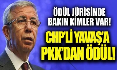 PKK’dan Mansur Yavaş’a ödül..
