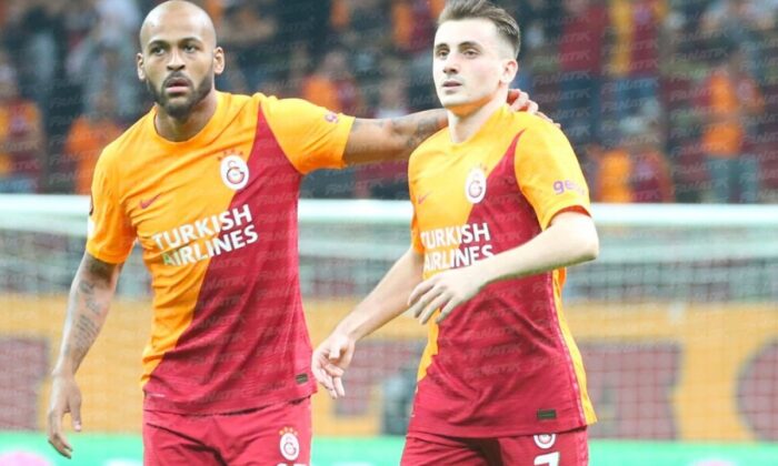 Kerem Aktürkoğlu ve Marcao tribünleri birlikte selamladı!.