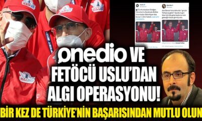 Onedio ve firari hain Emre Uslu’dan montaj görüntüyle algı operasyonu..