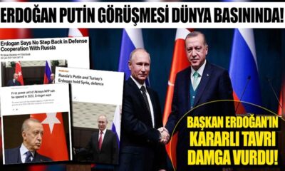 Erdoğan-Putin görüşmesi dünya basınında..
