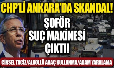 Mansur Yavaş yönetimindeki Ankara’da skandal! Alkollü yakalanan EGO şoförü, cinsel taciz ve yaralamadan sabıkalı çıktı!.