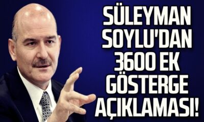 Süleyman Soylu’dan 3600 ek gösterge açıklaması..