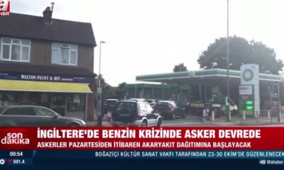 İngiltere’de benzin krizinde asker devreye girdi!.